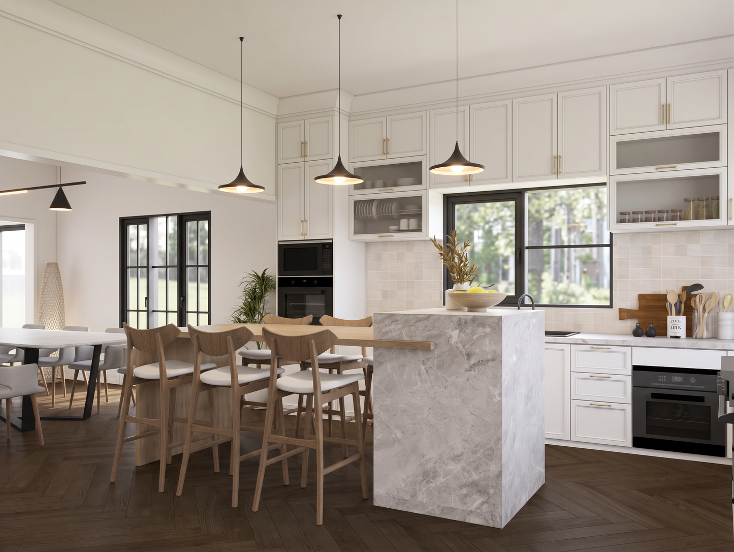 HB-40501 Bernice Barndominium House Plan