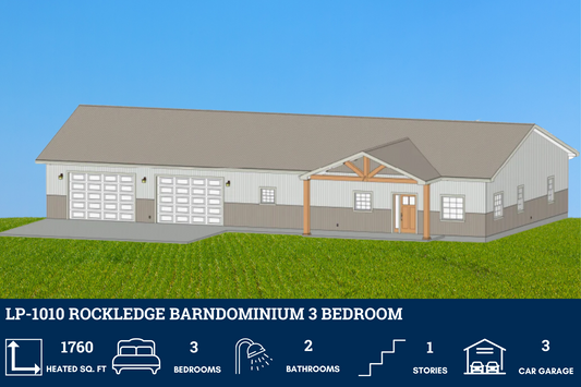 LP-1010 Rockledge Barndominium House Plans