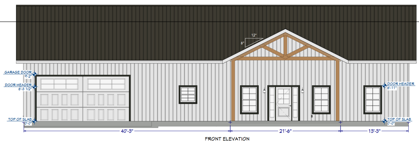 LP-3202 Phoenix Barndominium House Plan