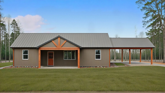 LP-3205-B Bigham Barndominium House Plan