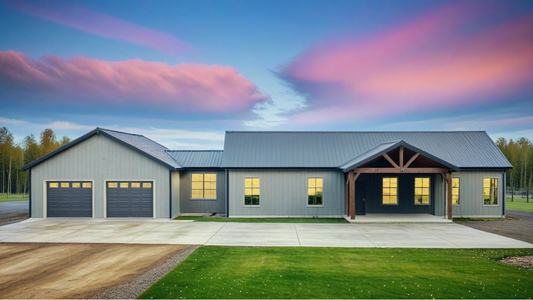 LP-3208-A Ashley Barndominium House Plan