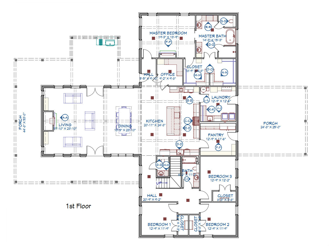 LP-3209 Leanos Barndominium House Plan