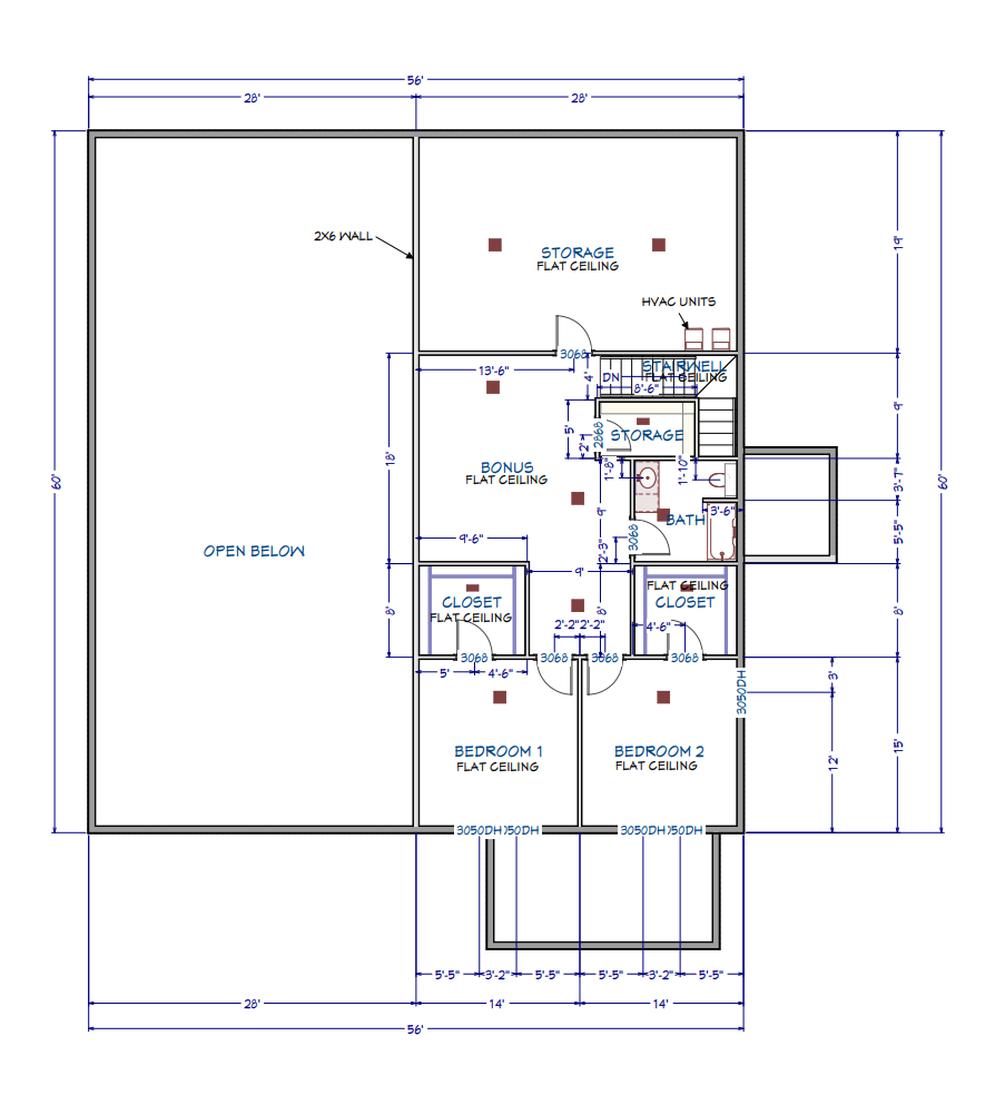 LP-71006 Holly Barndominium House Plan