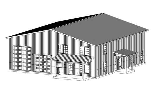 LP-71006 Holly Barndominium House Plan