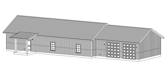 LP-71008 Orchard Barndominium House Plan