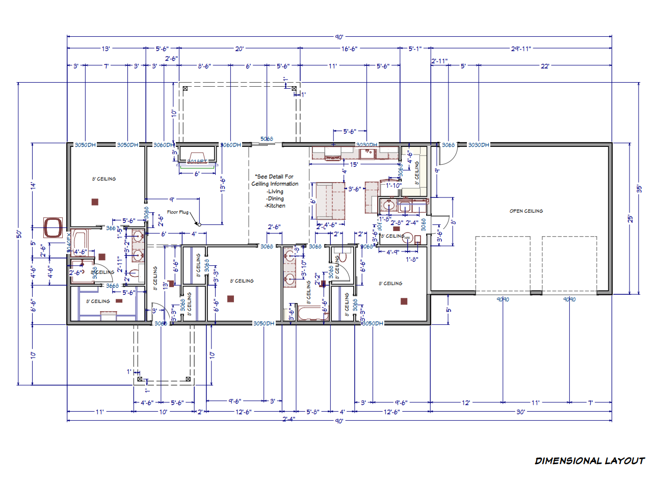 LP-71008 Orchard Barndominium House Plan