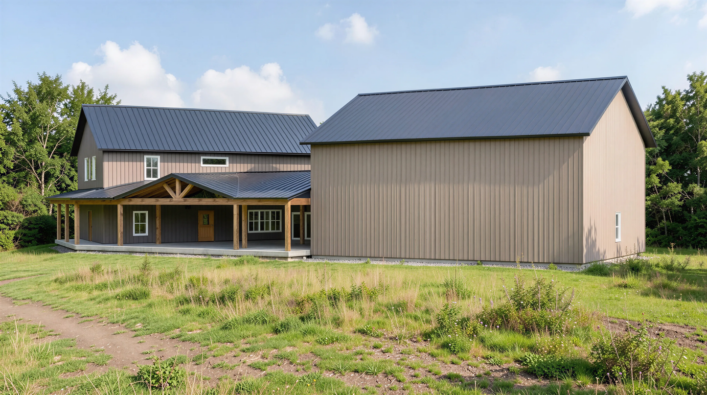 LP-71009 Bell Barndominium House Plan