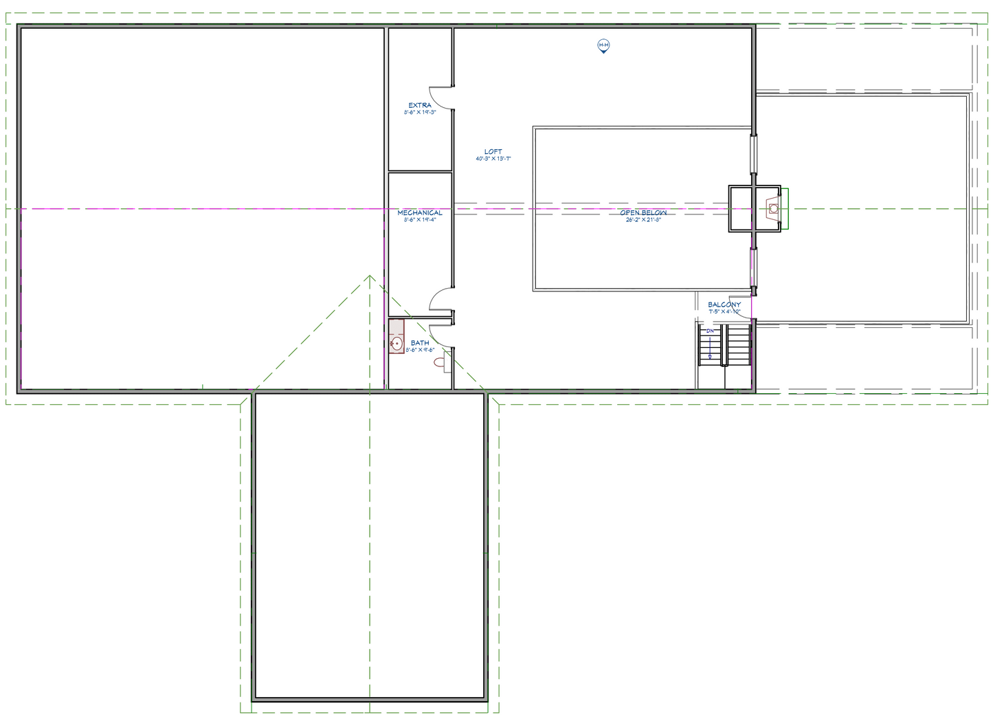 LP-2803 Wickard Barndominium House Plans