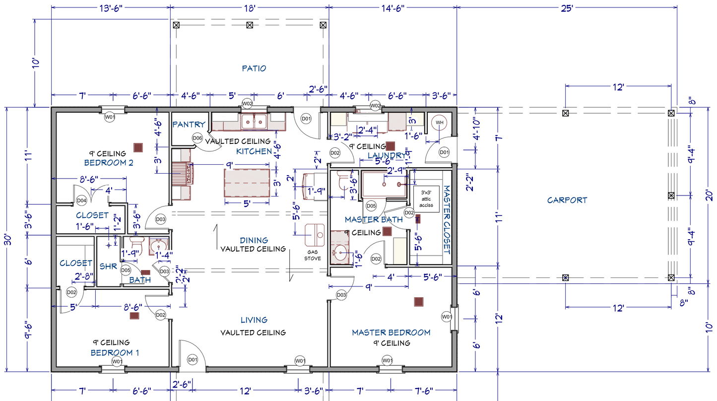 LP-3205 Starnes Barndominium House Plan