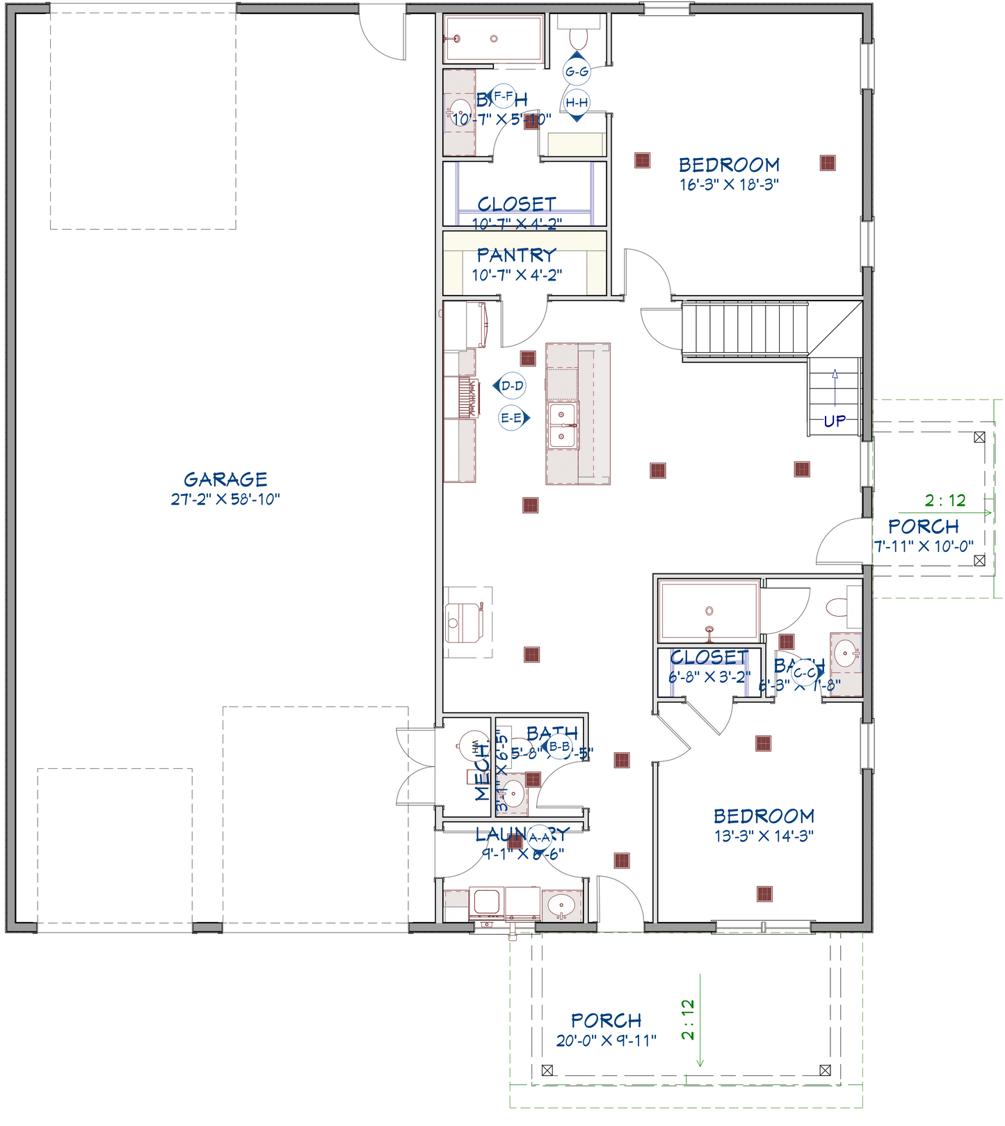 LP-71006 Holly Barndominium House Plan