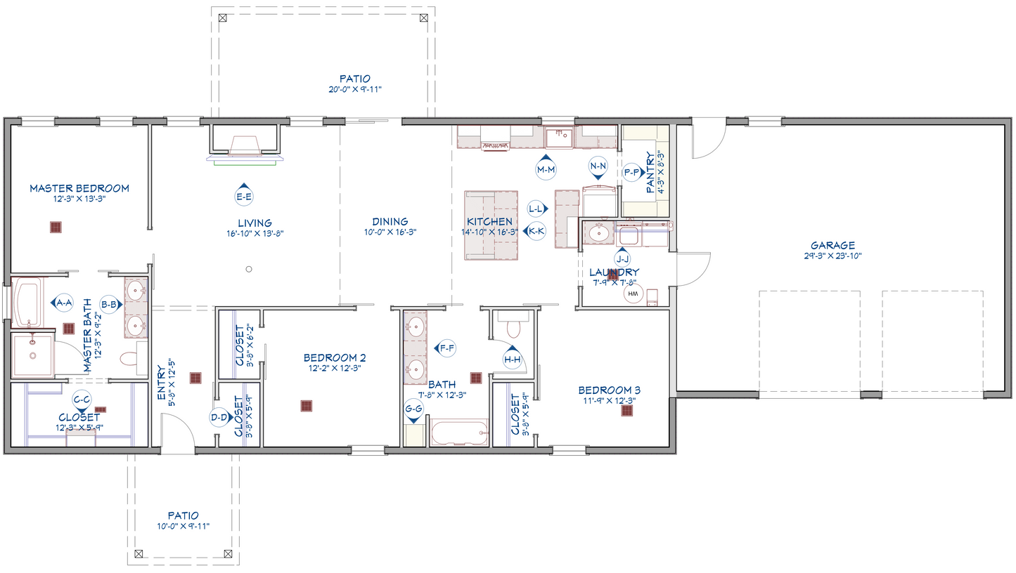 LP-71008 Orchard Barndominium House Plan