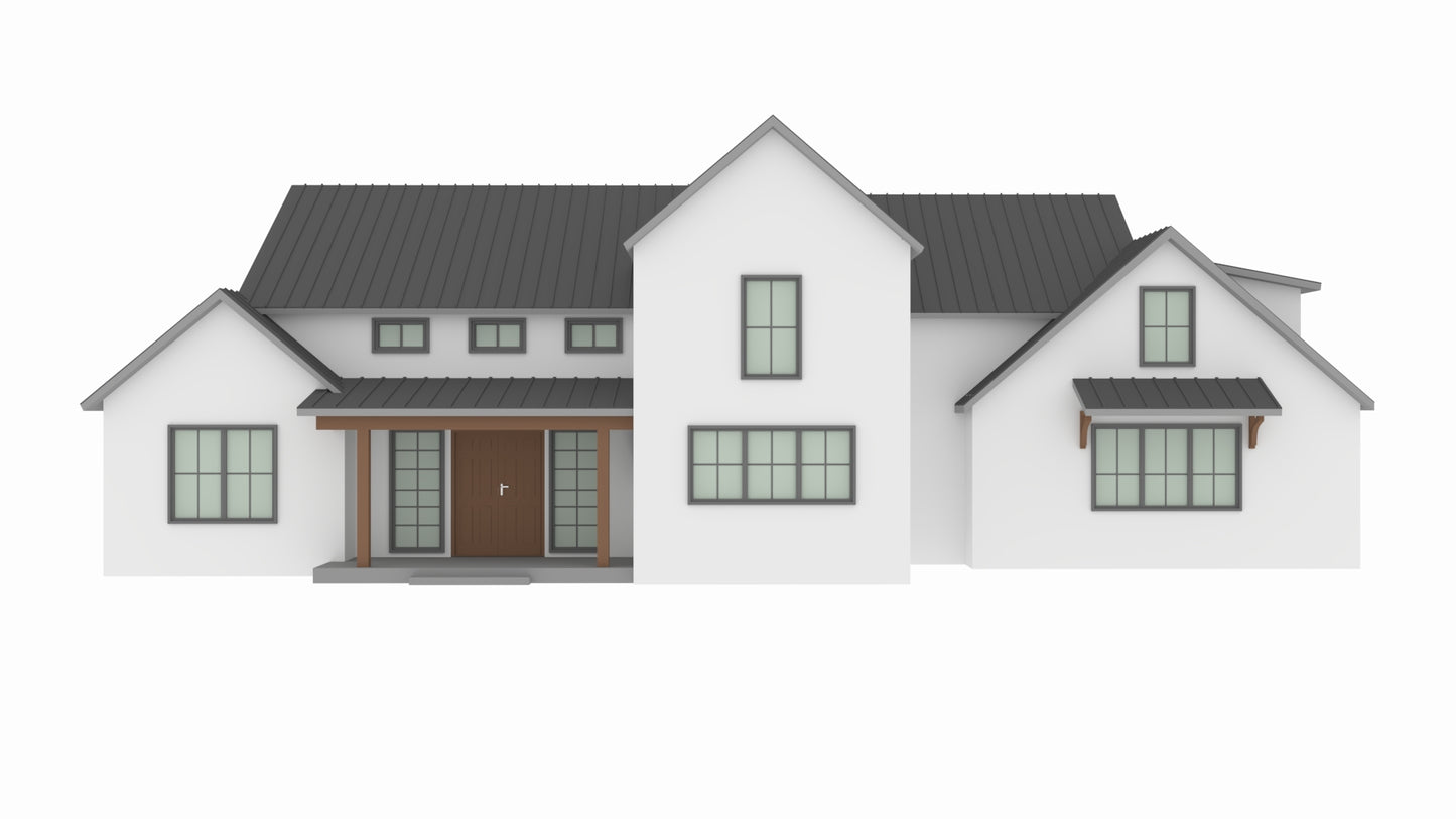 LS-42002-L Levi Barndominium House Plan