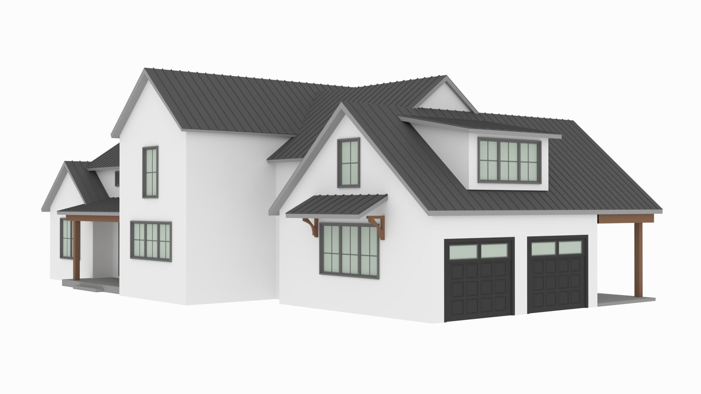 LS-42002-L Levi Barndominium House Plan