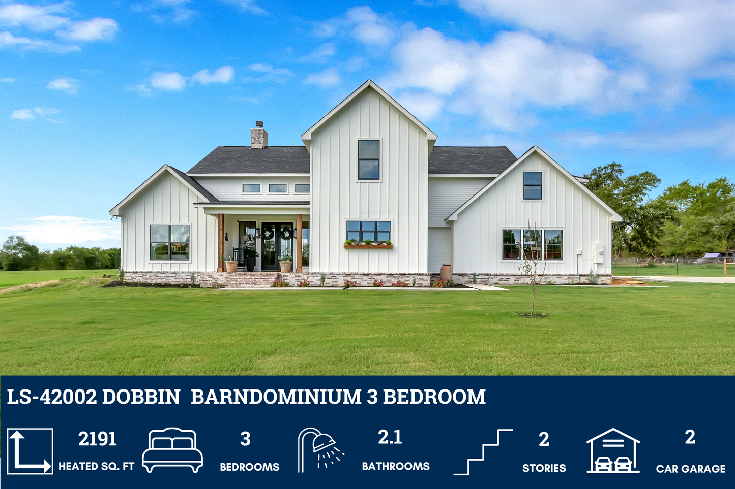 LS-42002 Dobbin Barndominium House Plan