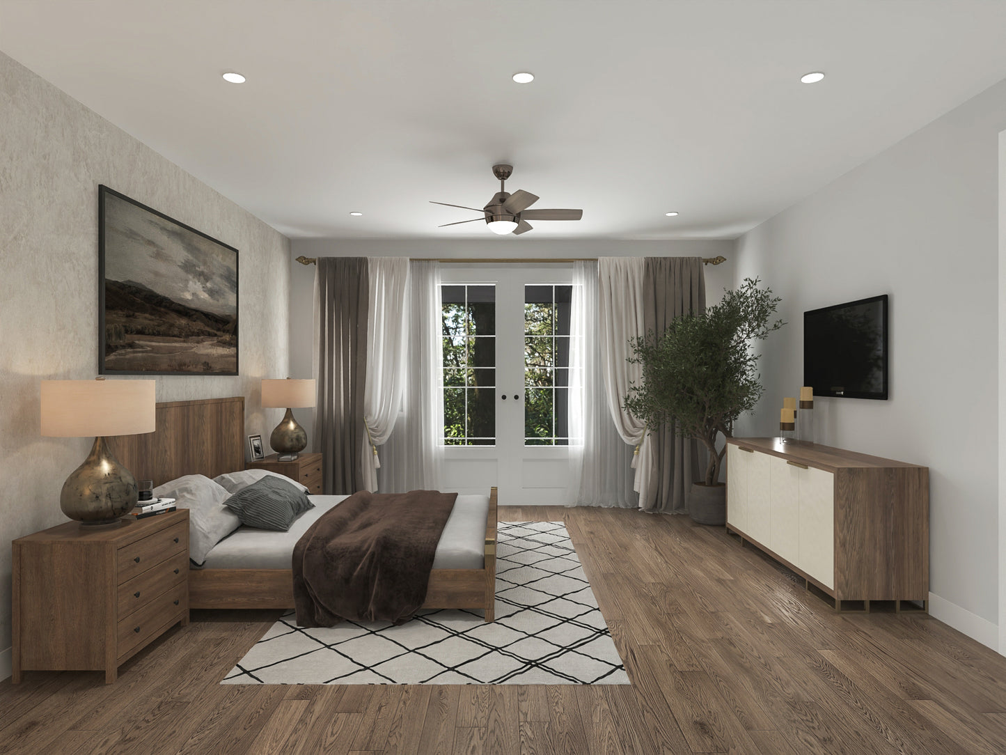 PL-61313-B Barbour Barndominium House Plan