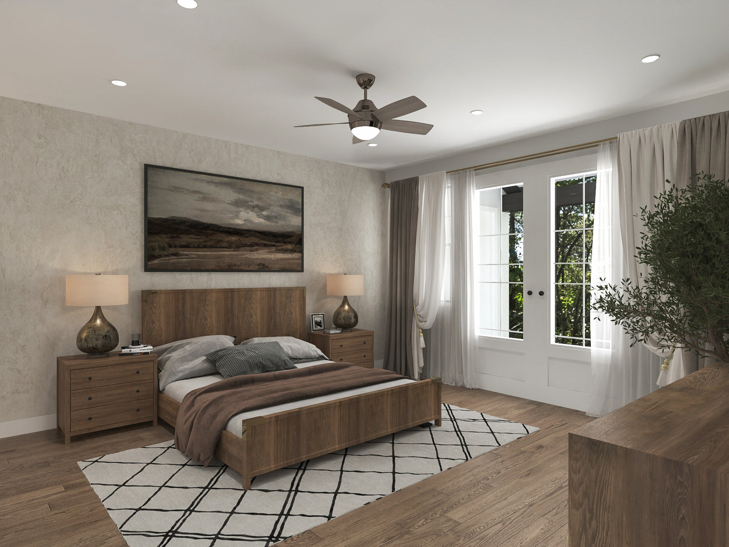 PL-61313 Pinewood Barndominium House Plan