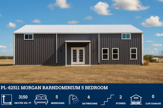 PL-62511 Morgan Barndominium House Plan