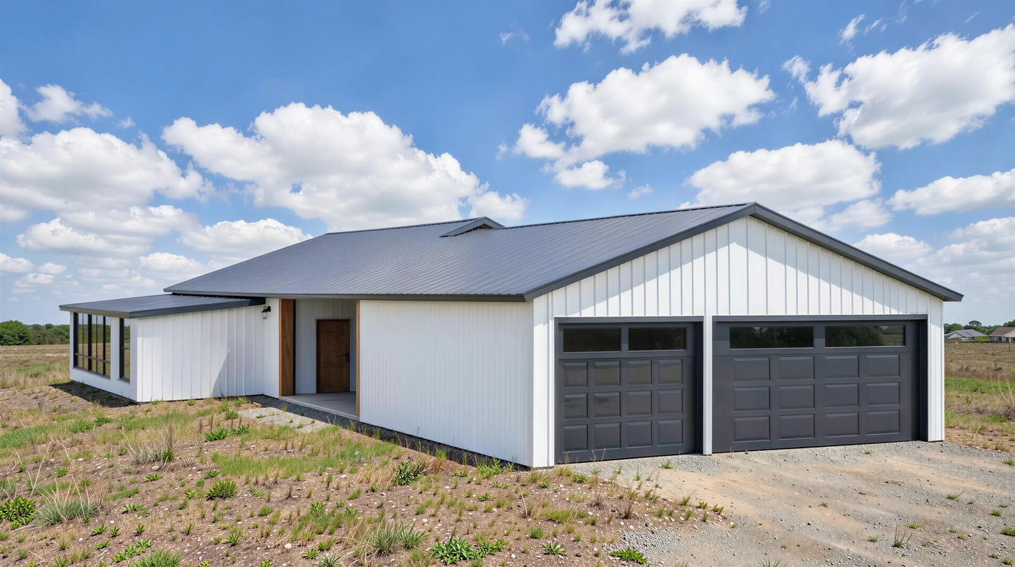 PL-2805 Leonardo Barndominium House Plan