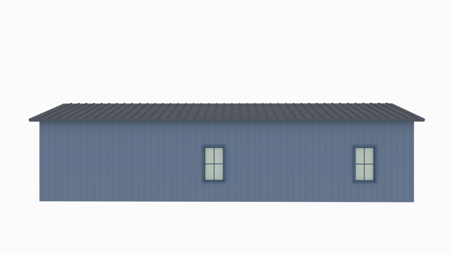 PL-2821 Mercedes Barndominium House Plan