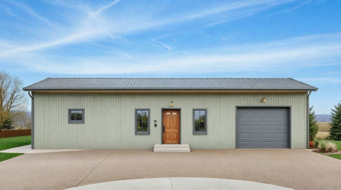 PL-2821 Mercedes Barndominium House Plan