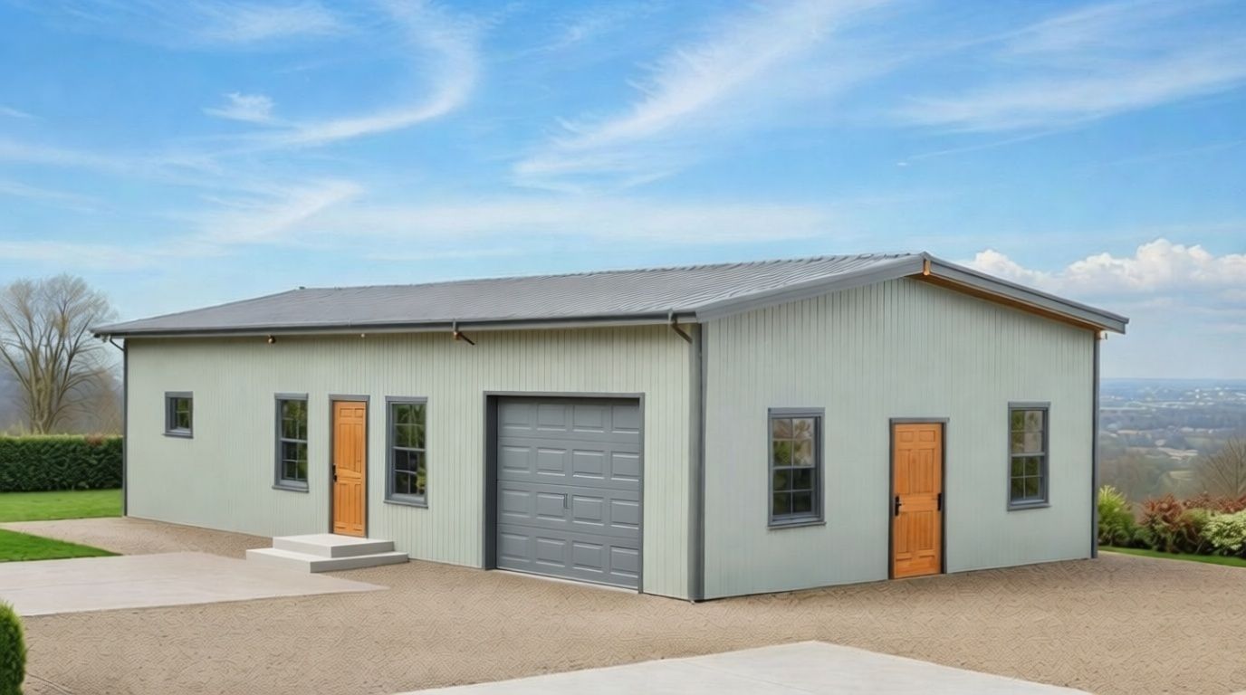 PL-2821 Mercedes Barndominium House Plan