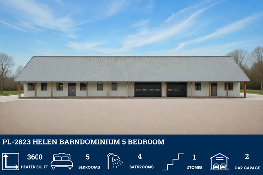 PL-2823 Helen Barndominium House Plan