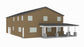 PL-2825 Reed Barndominium House Plan
