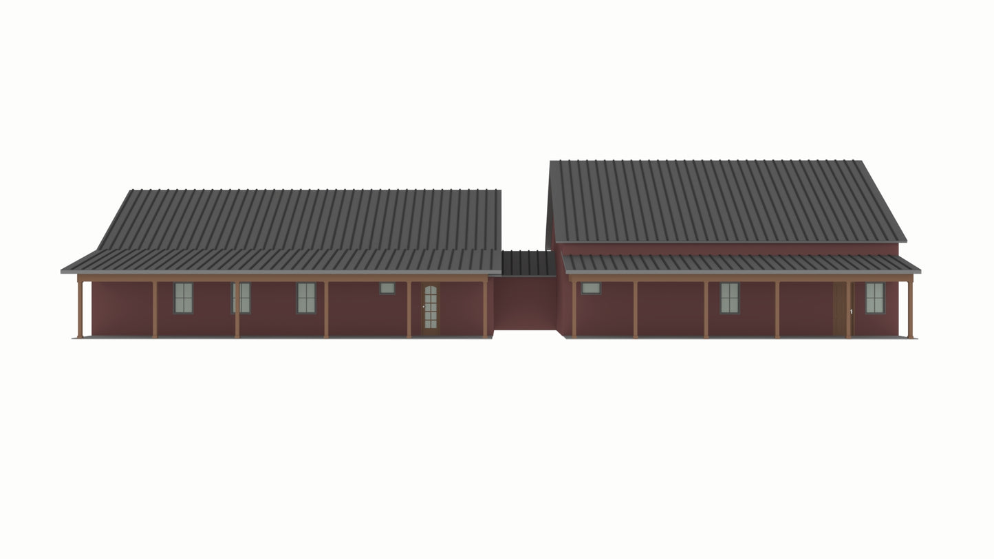PL-2826 Harley Barndominium House Plan