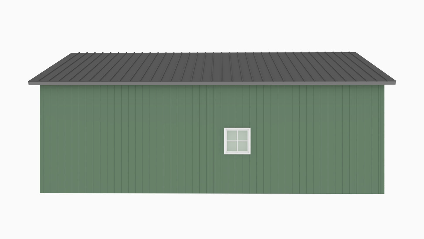 PL-2830 Anderson Barndominium House Plan