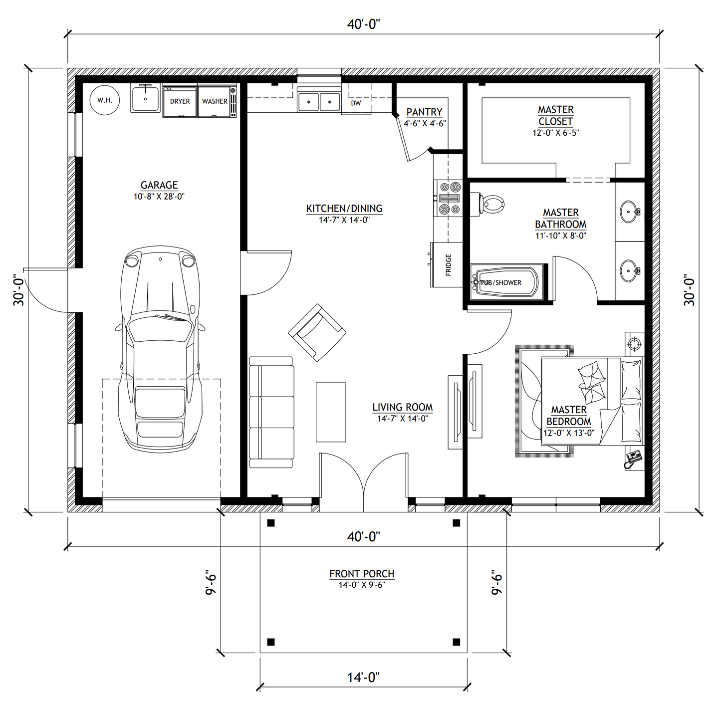 PL-2830 Anderson Barndominium House Plan