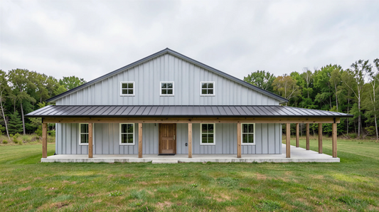 PL-2832 Lawrence Barndominium House Plan