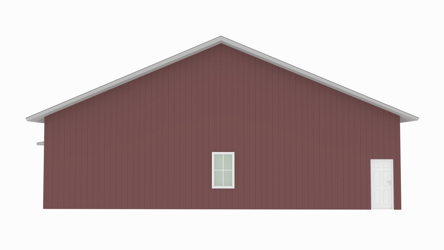 PL-2832 Lawrence Barndominium House Plan
