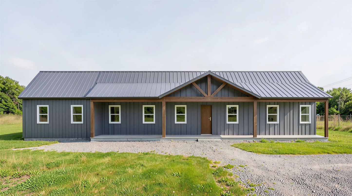PL-2834 Wally Barndominium House Plan