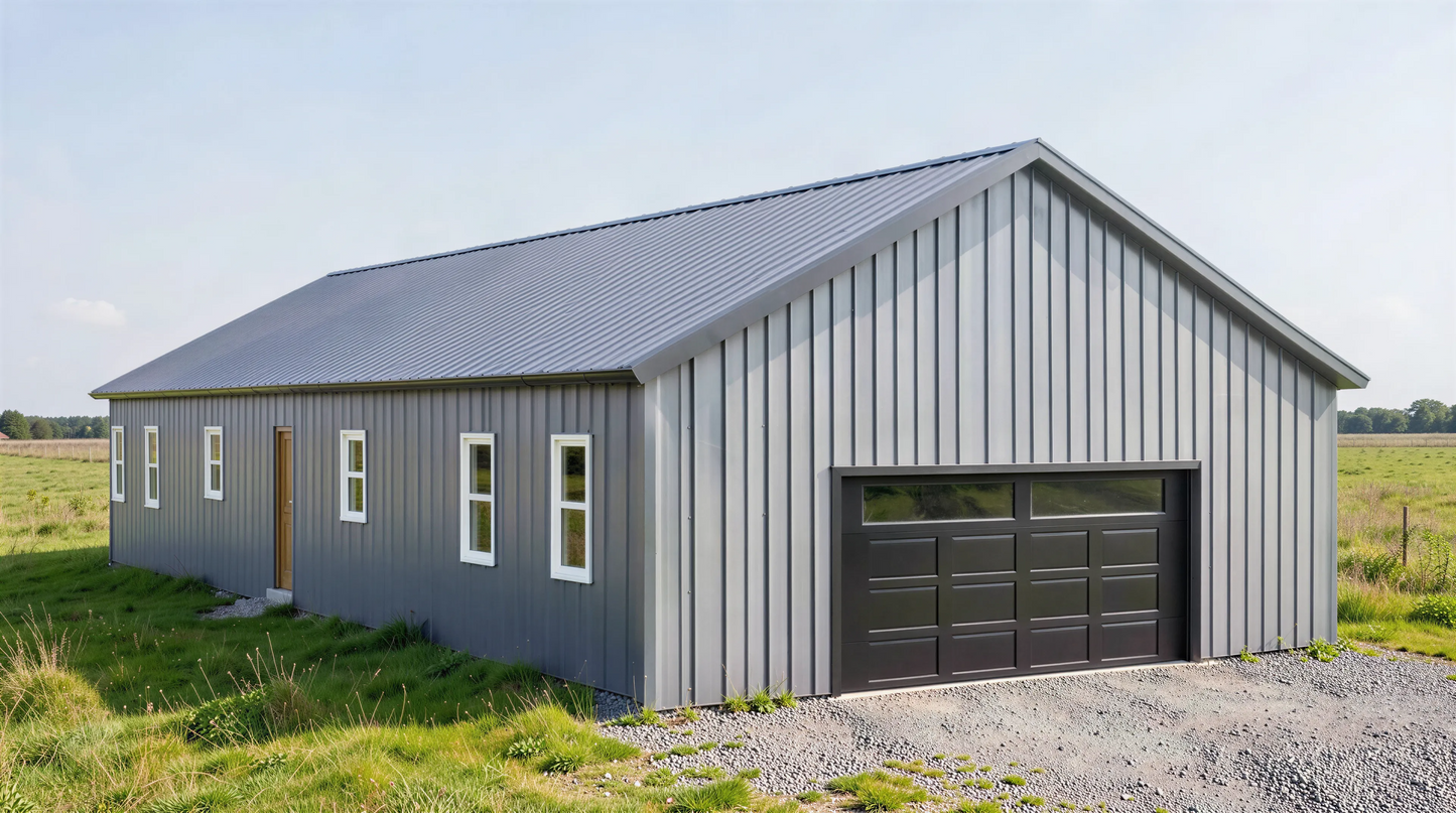 PL-2834 Wally Barndominium House Plan