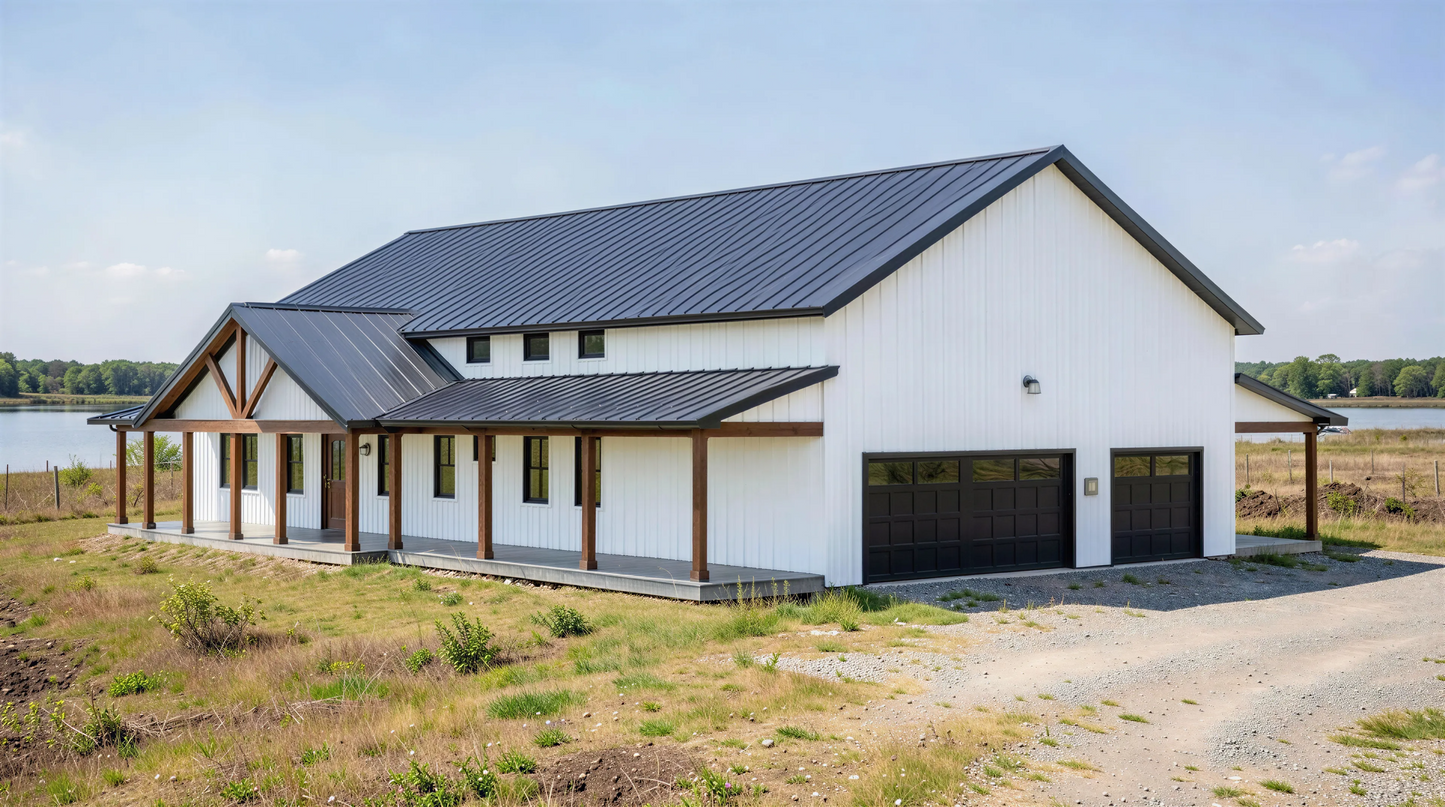 PL-2836 Reagan Barndominium House Plan