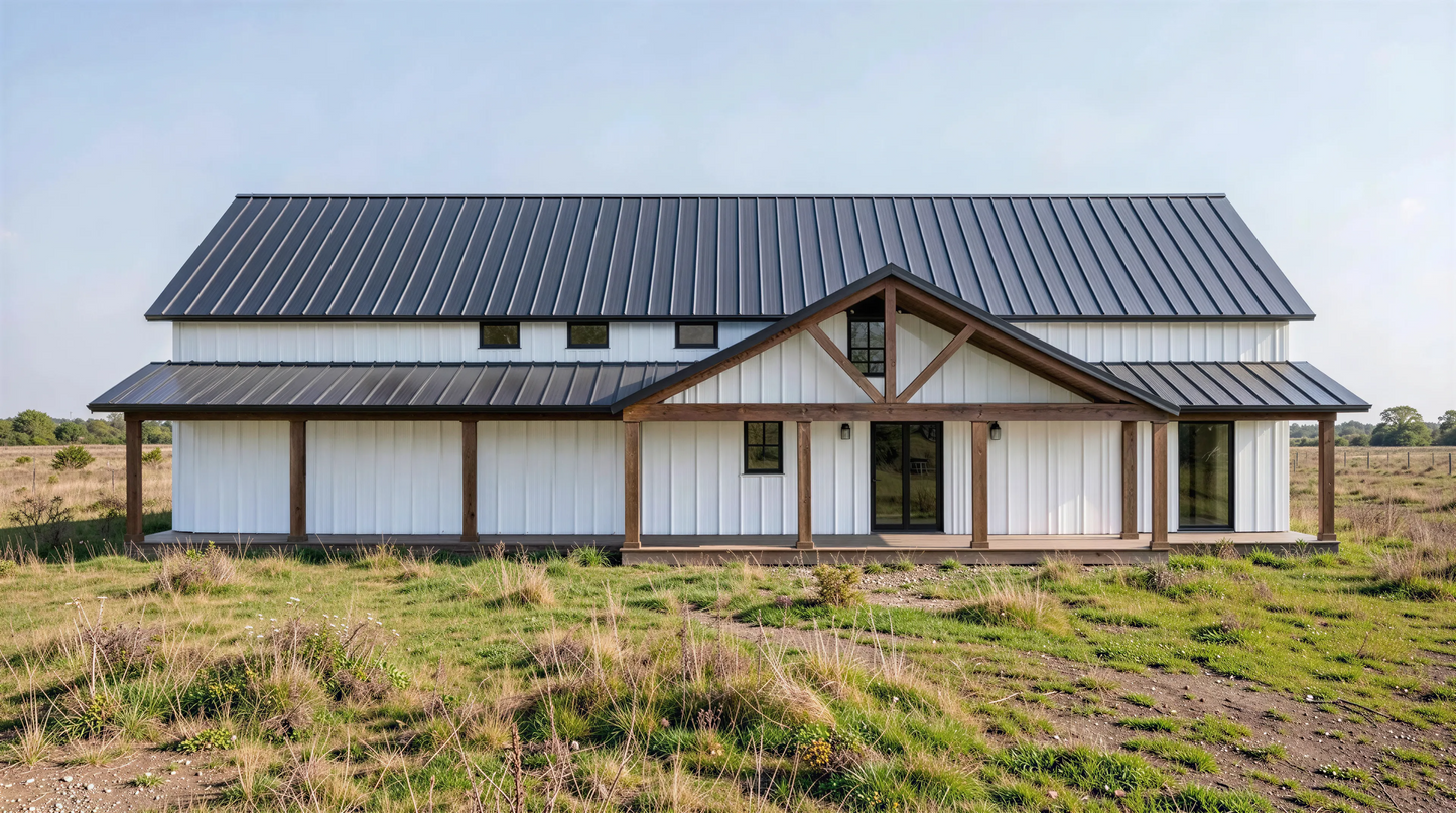 PL-2836 Reagan Barndominium House Plan