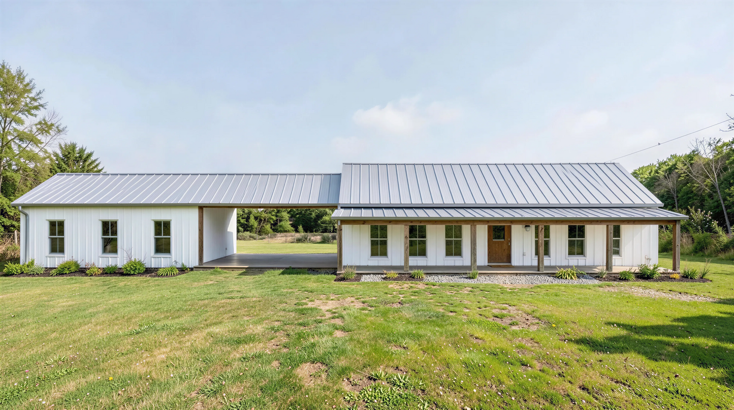PL-2838 Carlson Barndominium House Plan