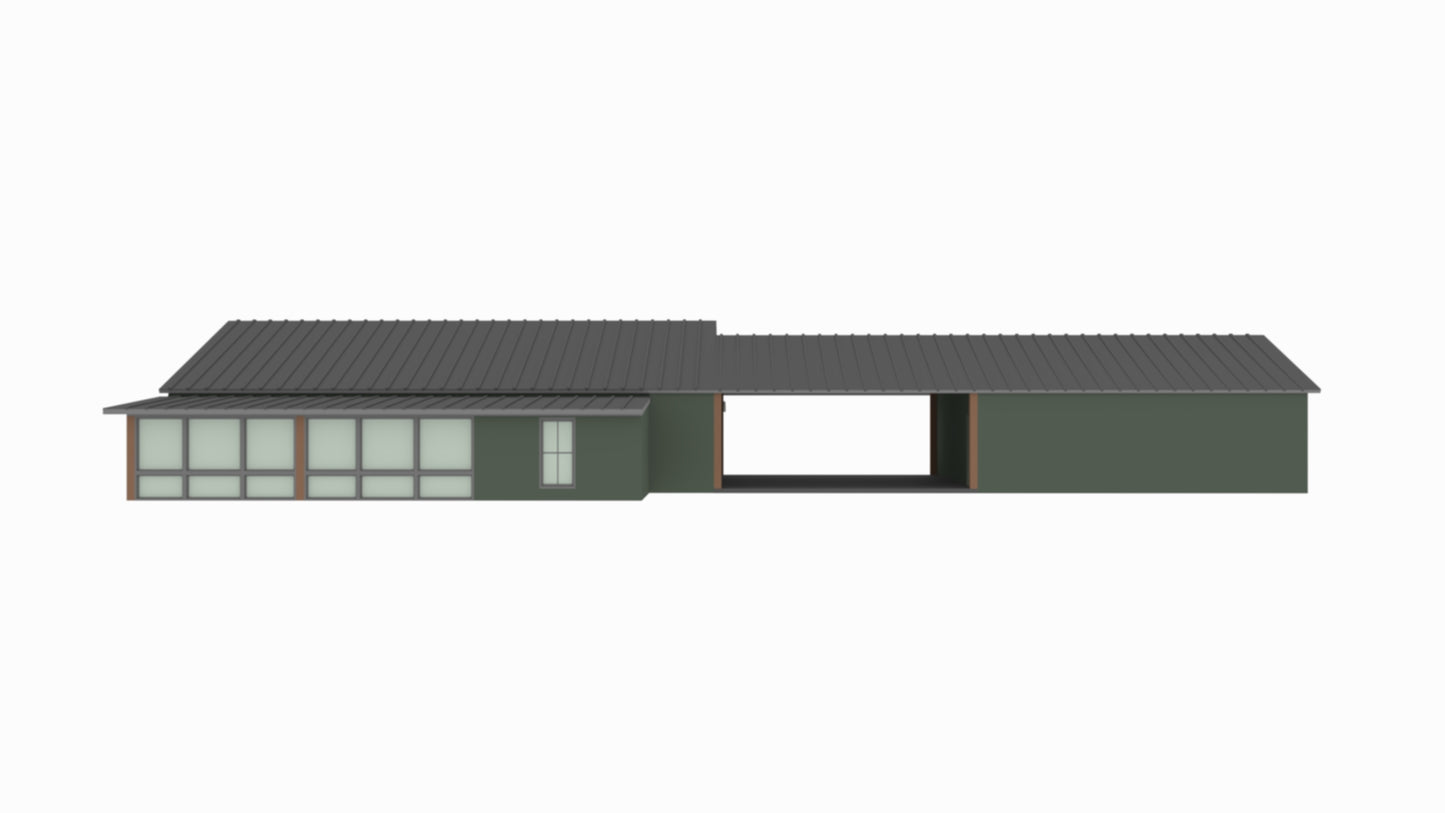 PL-2838 Carlson Barndominium House Plan
