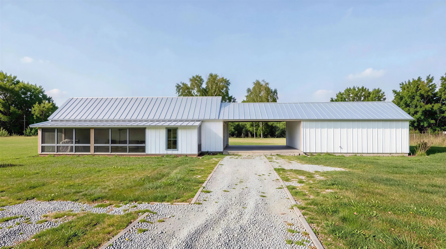 PL-2838 Carlson Barndominium House Plan