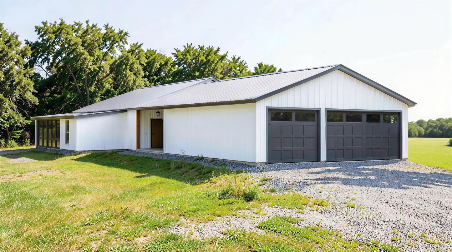 PL-2838 Carlson Barndominium House Plan
