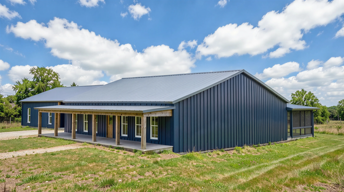 PL-2838 Carlson Barndominium House Plan