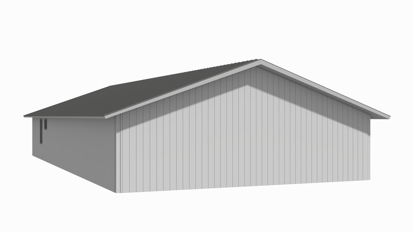 PL-2842 Thomas Barndominium House Plan
