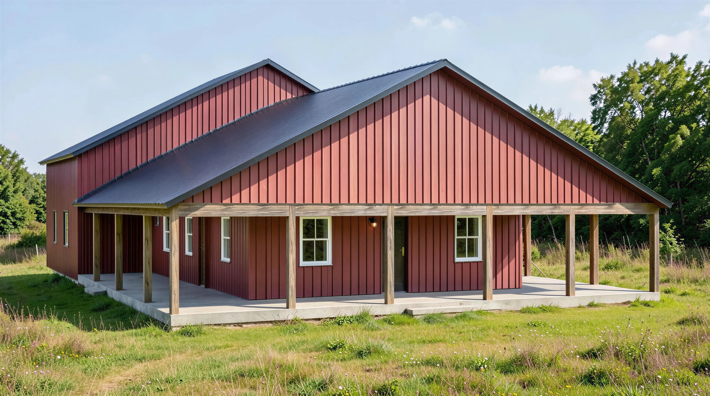 PL-2844 Arlene Barndominium House Plan