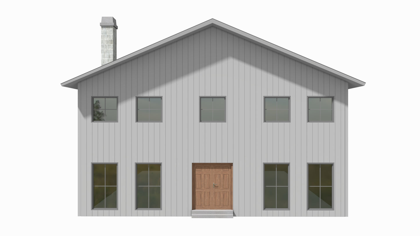 PL-2846 Maddox Barndominium House Plan