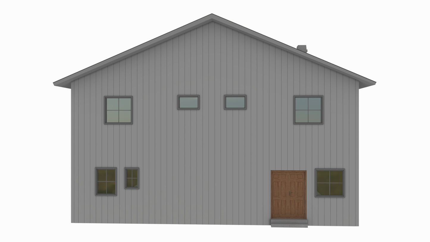 PL-2846 Maddox Barndominium House Plan