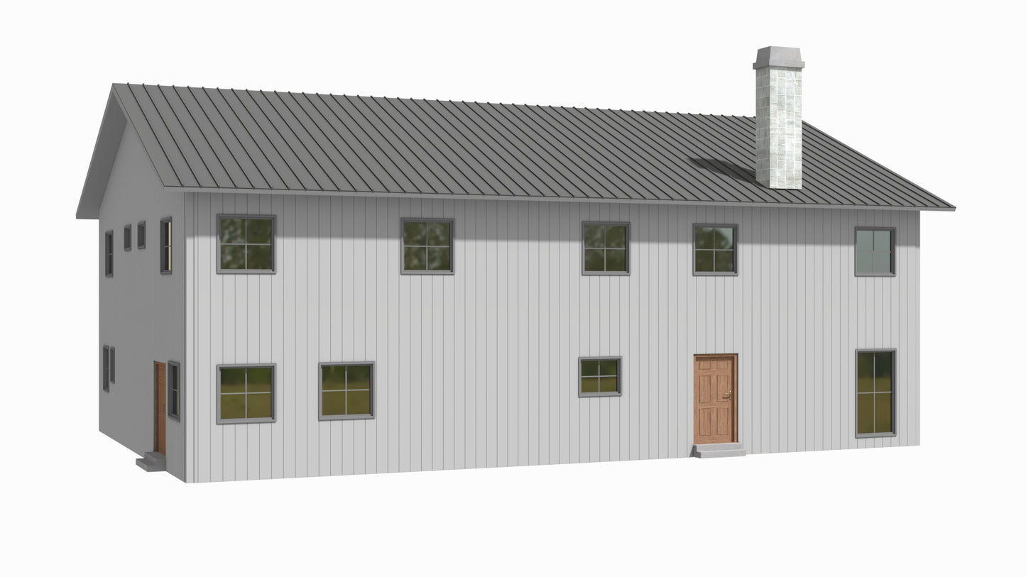 PL-2846 Maddox Barndominium House Plan