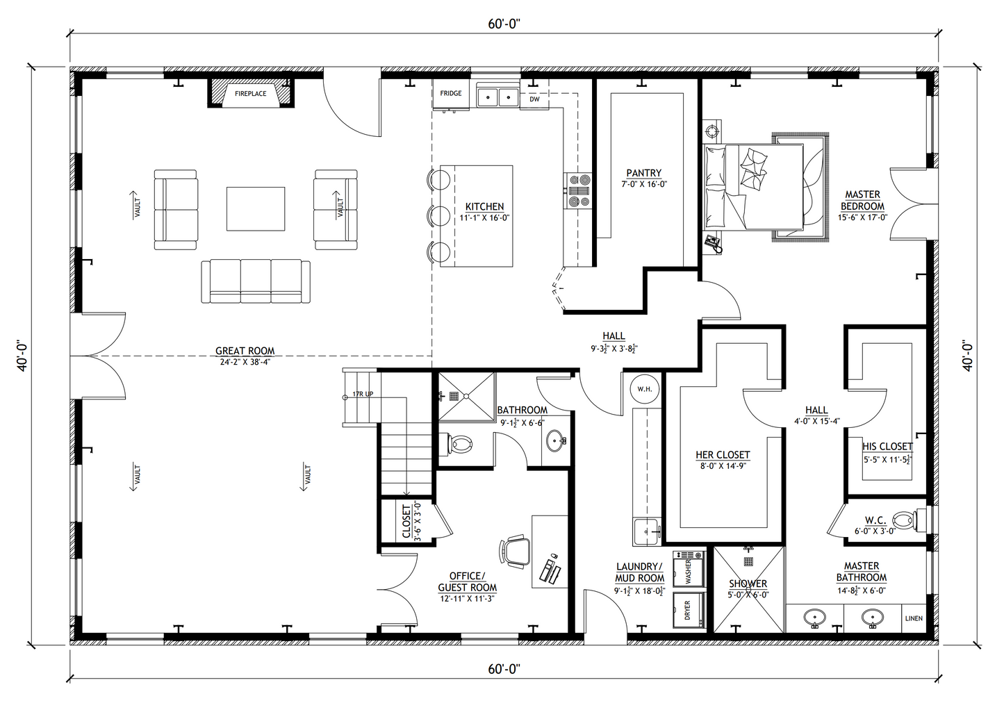 PL-2846 Maddox Barndominium House Plan