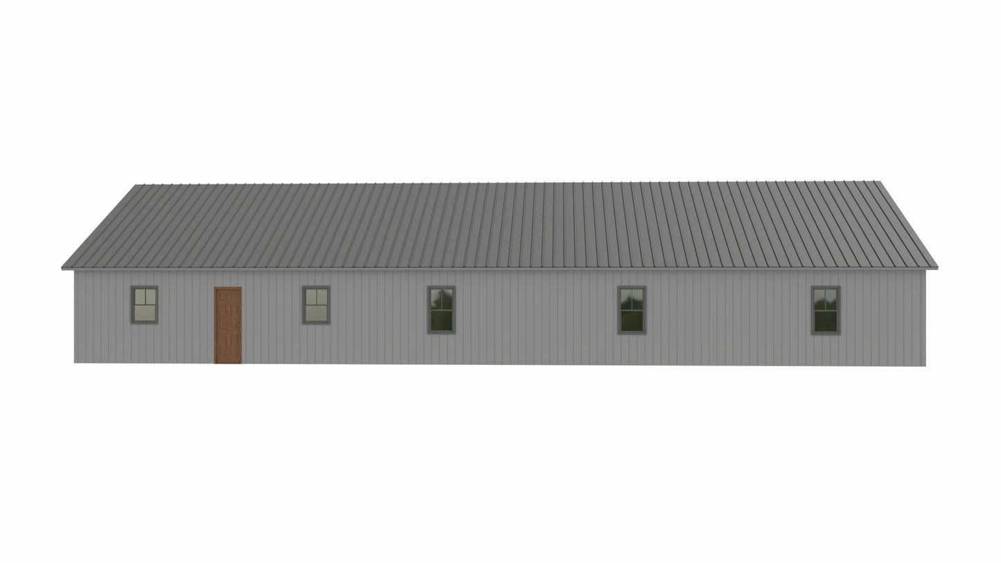 PL-2848 Elle Barndominium House Plan