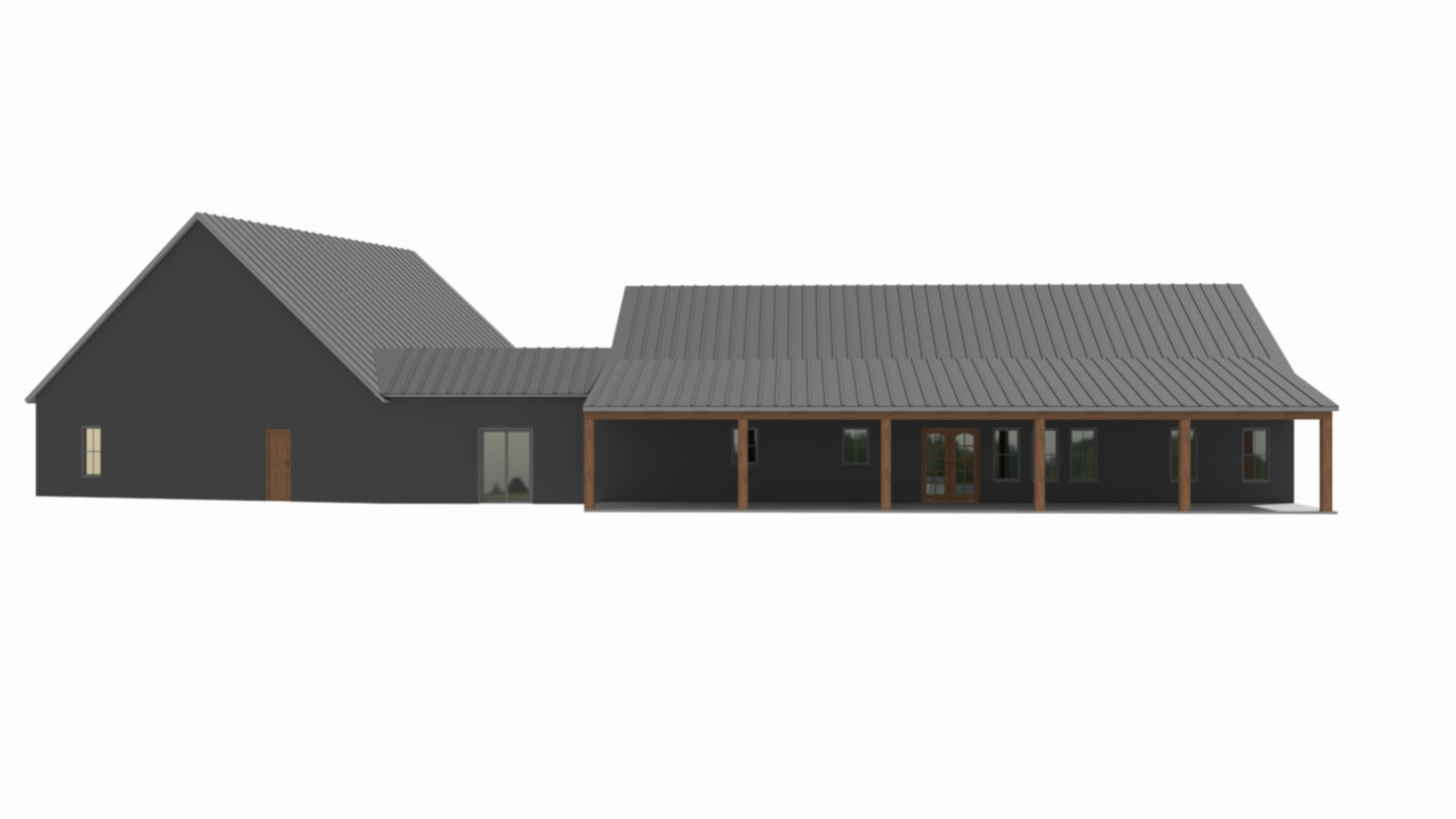 PL-2850 Joseph Barndominium House Plan