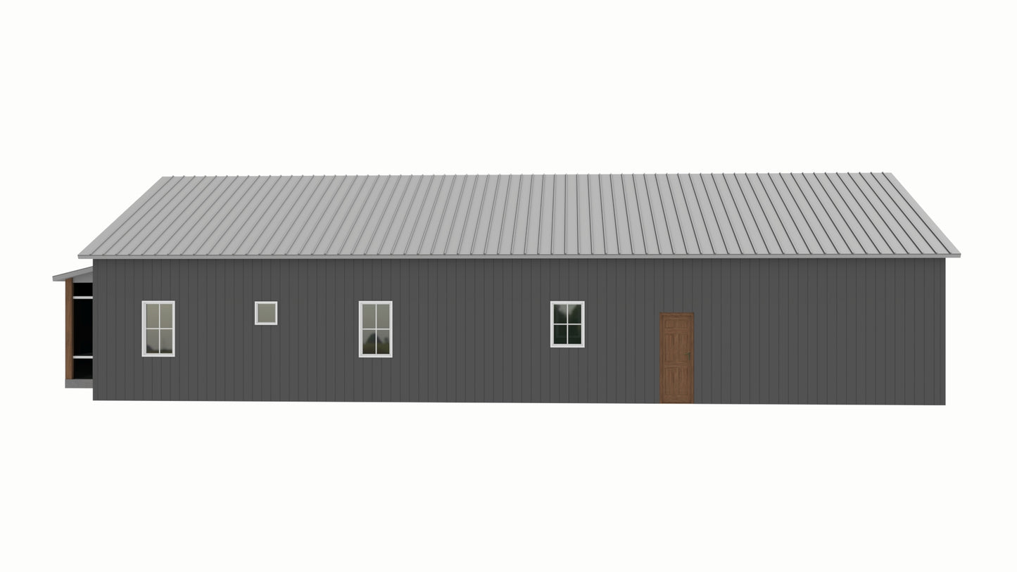 PL-2852 Kurt Barndominium House Plan
